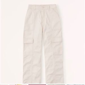 Abercrombie Cream Cargo Pants